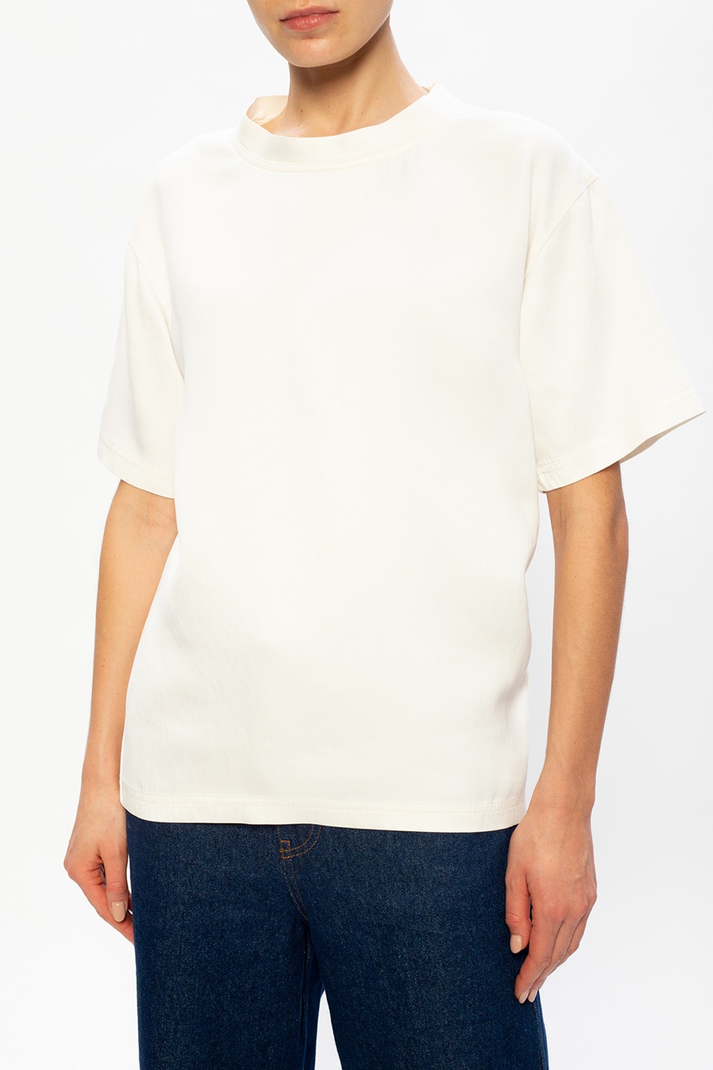 Bottega Veneta Oversize silk T-shirt